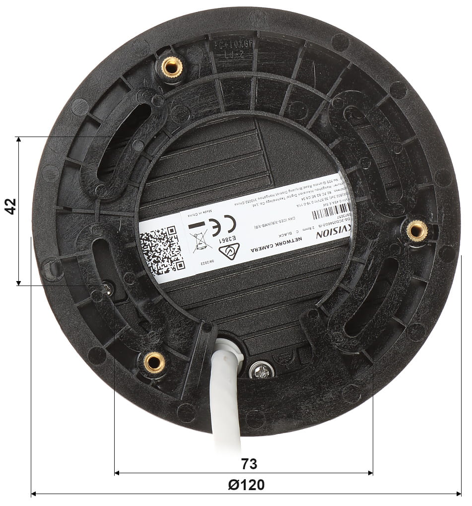 KAMERA WANDALOODPORNA IP DS-2CD2546G2-IS(2.8MM)(C)(BLACK) ACUSENSE - 4Mpx Hikvision-1360878