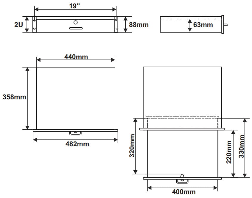 SZUFLADA RAS-R2 DO SZAFY RACK PULSAR-1345721