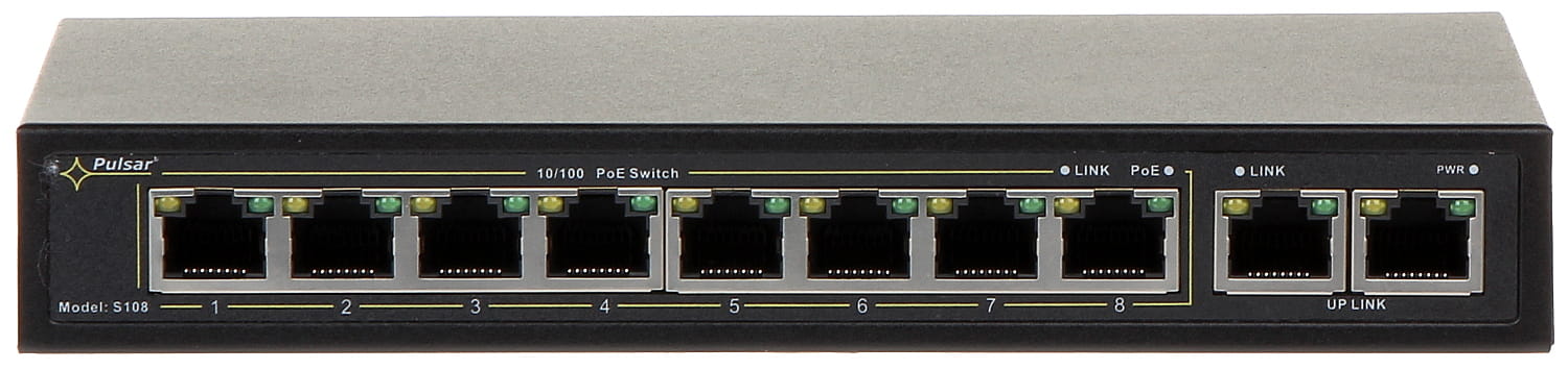 SWITCH POE S-108 8-PORTOWY PULSAR-1342839