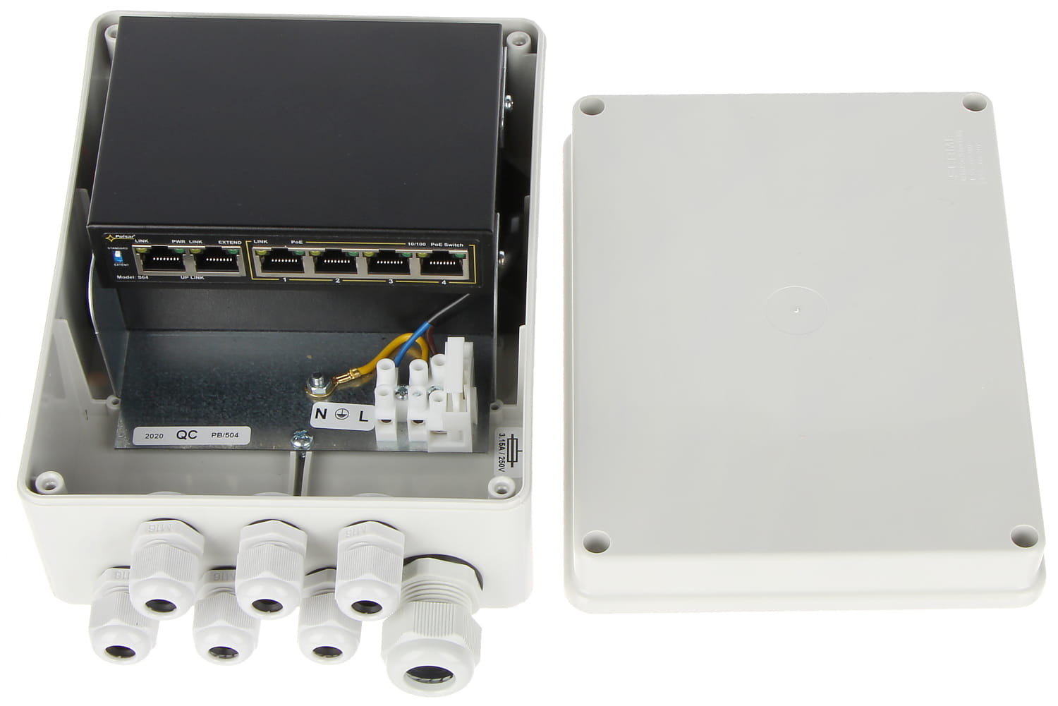 SWITCH POE S-64H 4-PORTOWY PULSAR-1332031