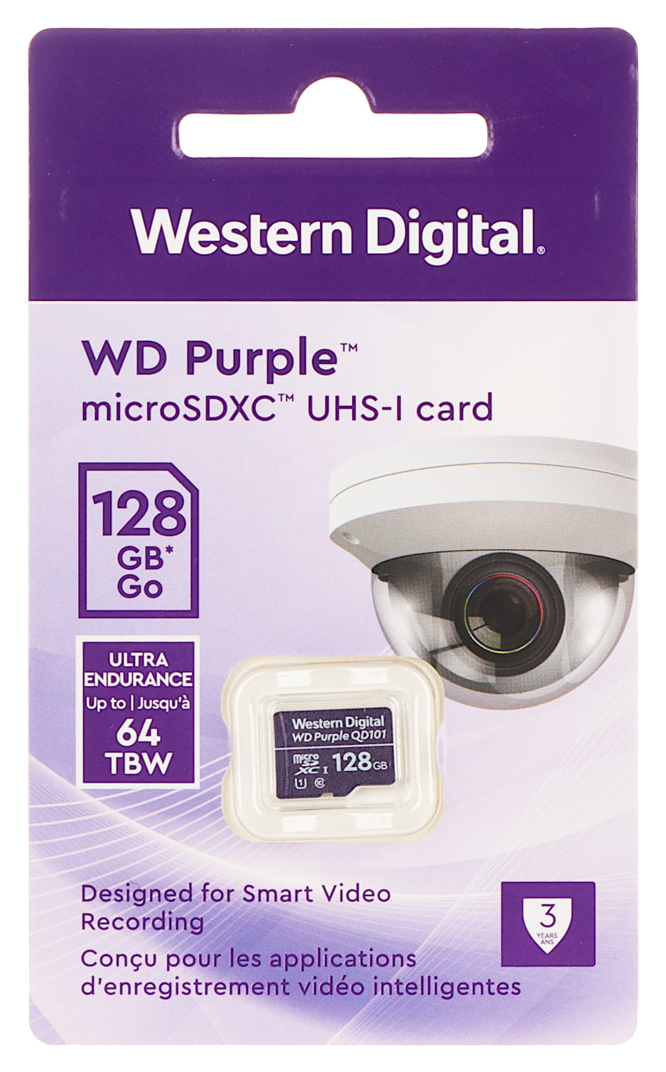 KARTA PAMIĘCI SD-MICRO-10/128-WD UHS-I, SDHC 128GB Western Digital-1338386