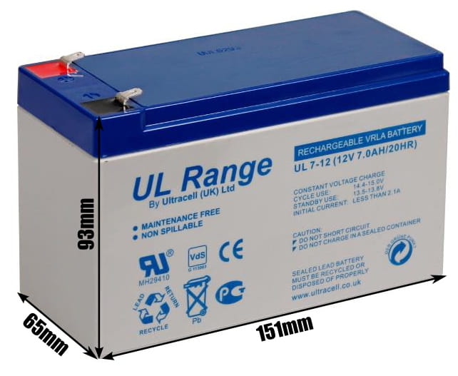Akumulator AGM ULTRACELL UL 12V 7Ah-1515895