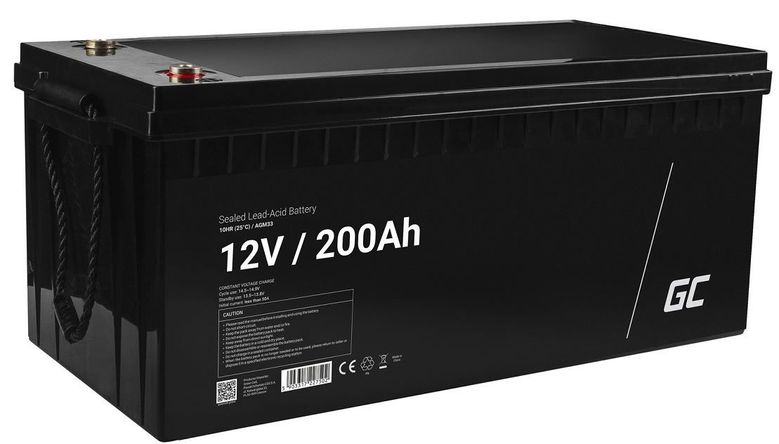 AKUMULATOR AGM Green Cell VRLA 12V 200Ah-1504695