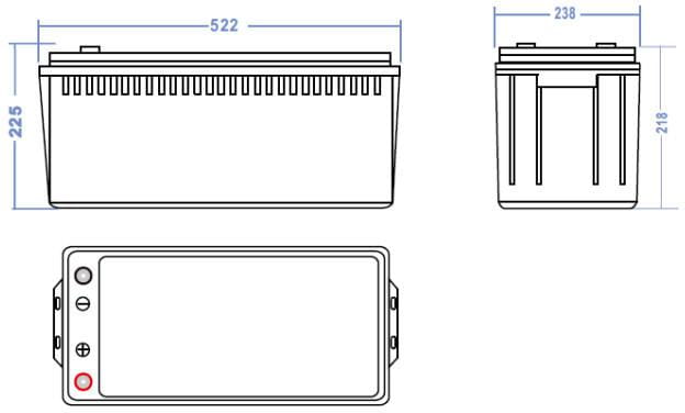 AKUMULATOR AGM Green Cell VRLA 12V 200Ah-1504696