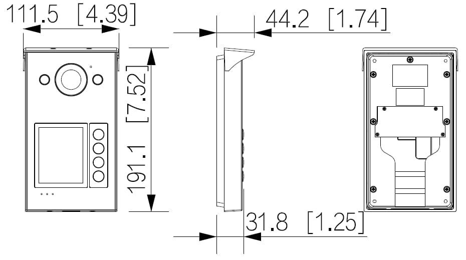 WIDEODOMOFON VTO3312Q-P DAHUA-1319675