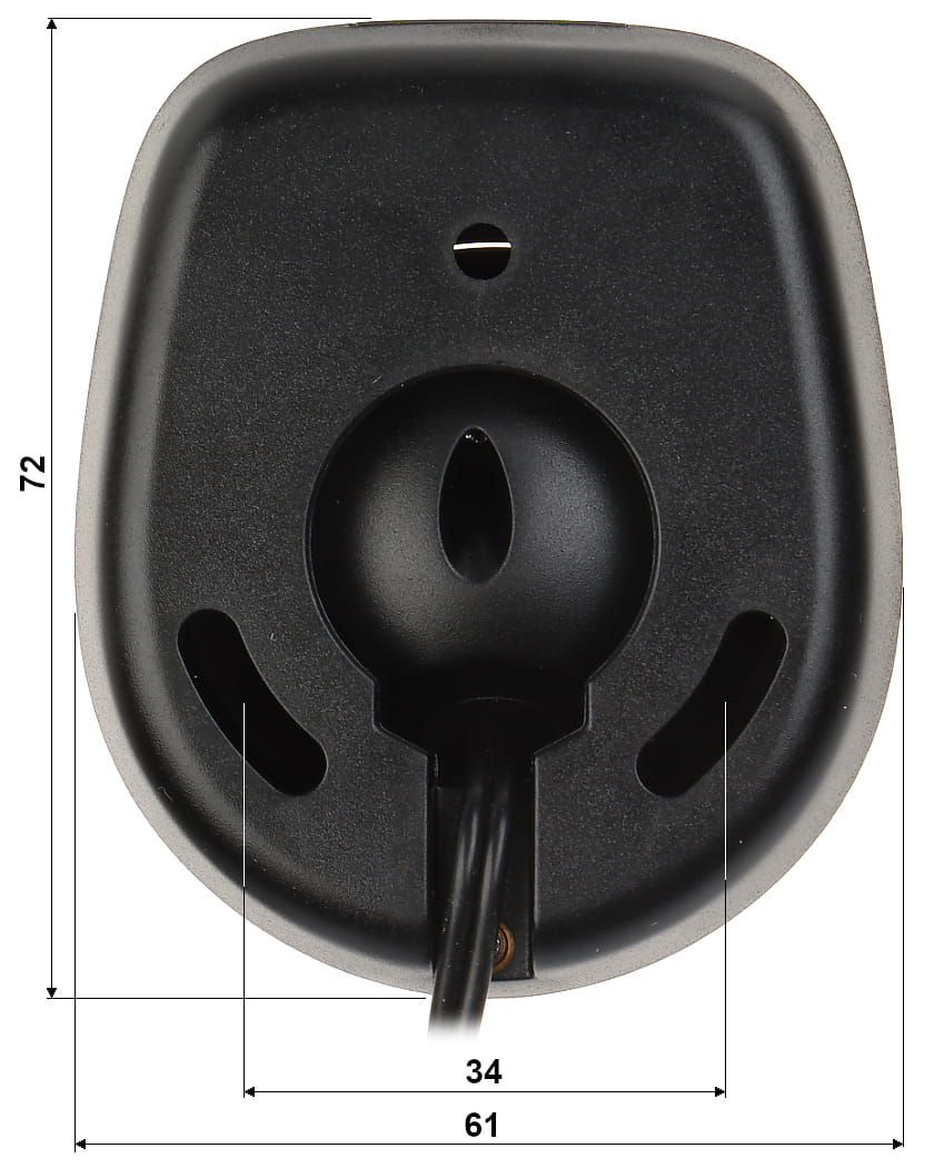 MOBILNA KAMERA AHD, CVI, TVI, CVBS HAC-HMW3200L-0210B-S5 - 1080p 2.1mm DAHUA-1321757