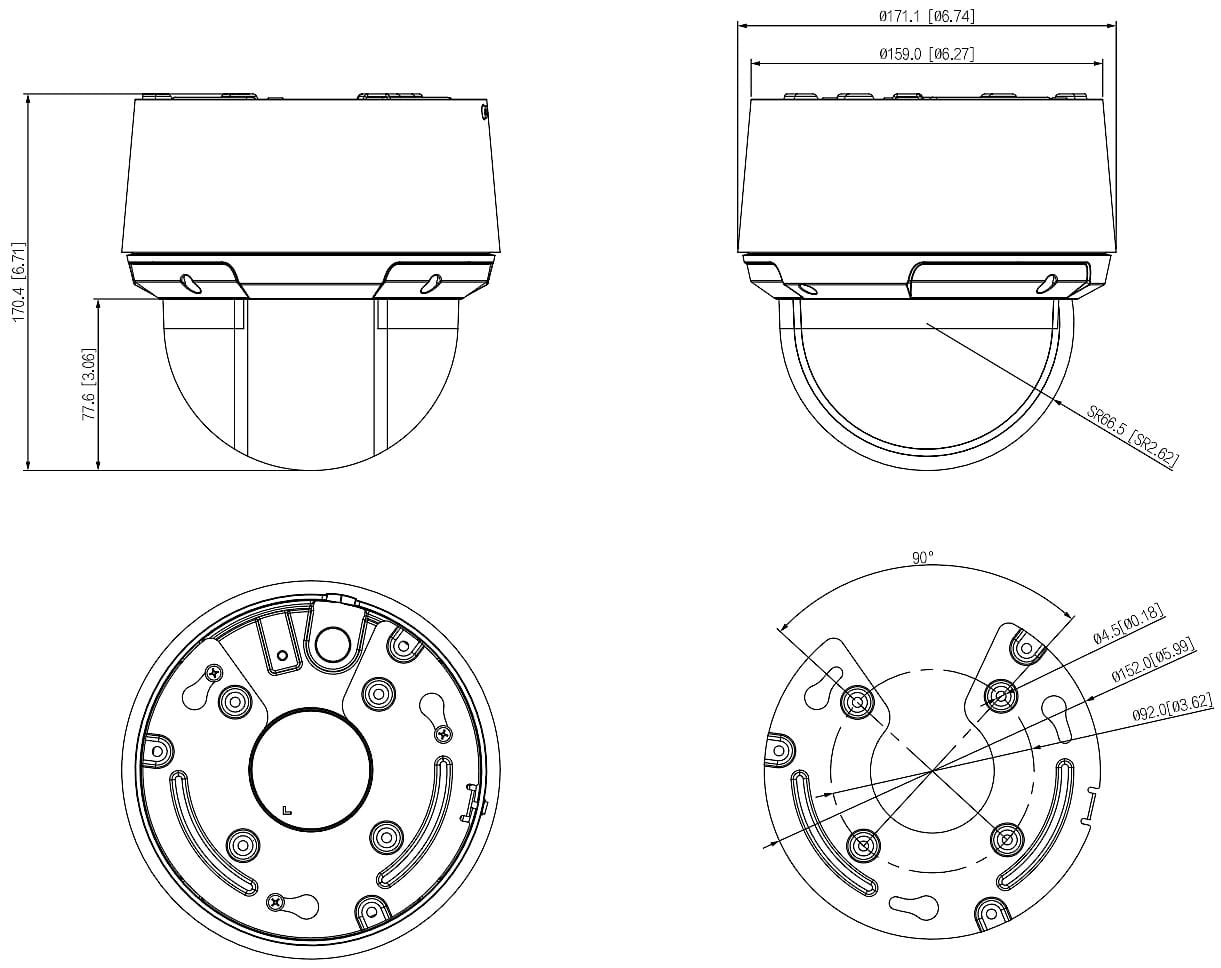 KAMERA IP SZYBKOOBROTOWA ZEWNĘTRZNA SD4A425DB-HNY WizSense - 3.7Mpx 5... 125mm DAHUA-1560701