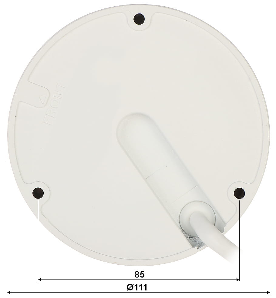 KAMERA WANDALOODPORNA IP IPC-HDBW3842E-AS-0280B WizSense - 8.3Mpx, 4K UHD 2.8mm DAHUA-1567927