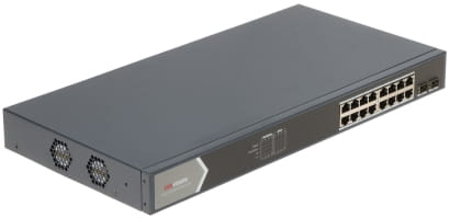 SWITCH POE DS-3E1518P-SI 16-PORTOWY SFP Hikvision-1567806