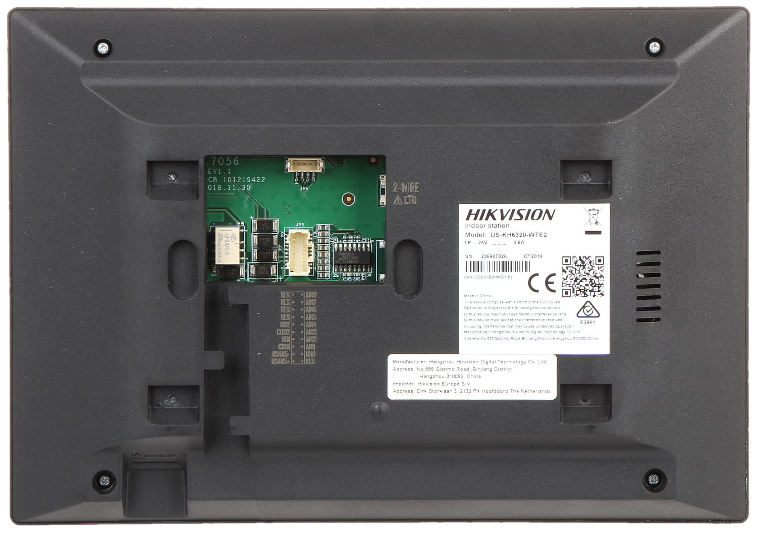 PANEL WEWNĘTRZNY DS-KH6320Y-WTE2 Hikvision-1561195