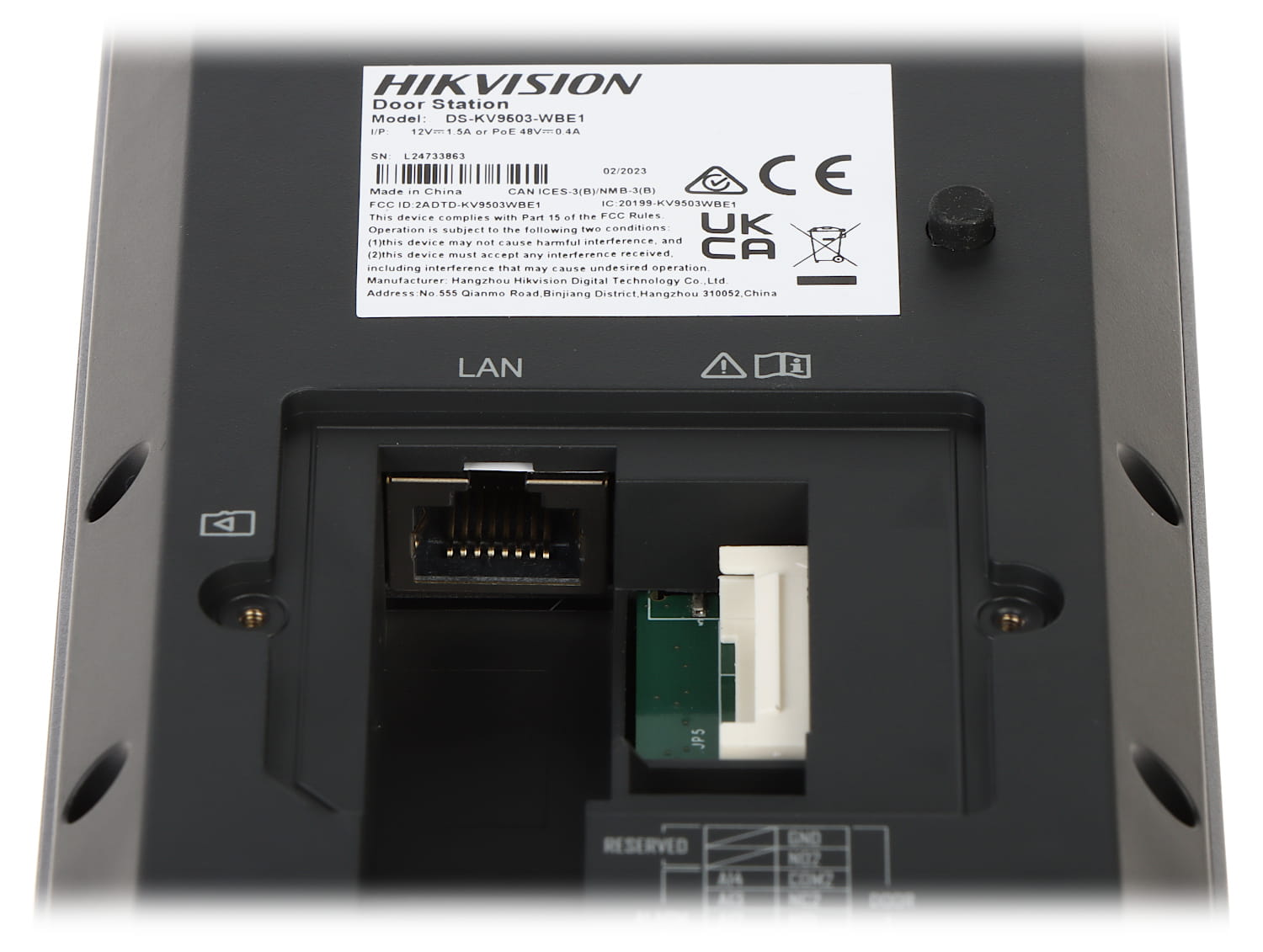 WIDEODOMOFON BEZPRZEWODOWY DS-KV9503-WBE1 Wi-Fi / IP Hikvision-1613163