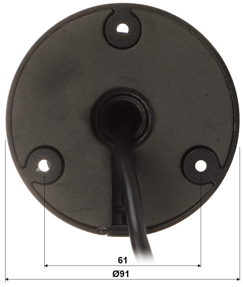 KAMERA WANDALOODPORNA IP IPC-HFW5541T-ASE-0360B-S3-BLACK WizMind S - 5Mpx 3.6mm DAHUA-1580014