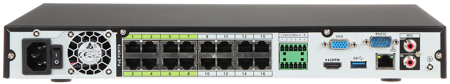 REJESTRATOR IP NVR5232-16P-EI 32 KANAŁY, 16 PoE WizSense DAHUA-1612267