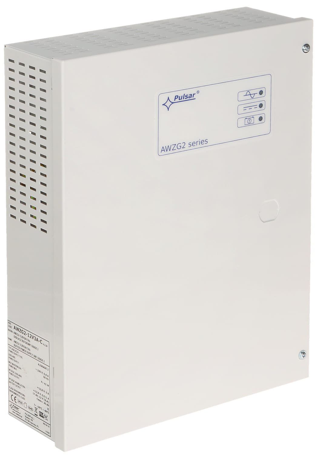 ZASILACZ BUFOROWY TRANSFORMATOROWY AWZG2-12V3A-C PULSAR-1324120