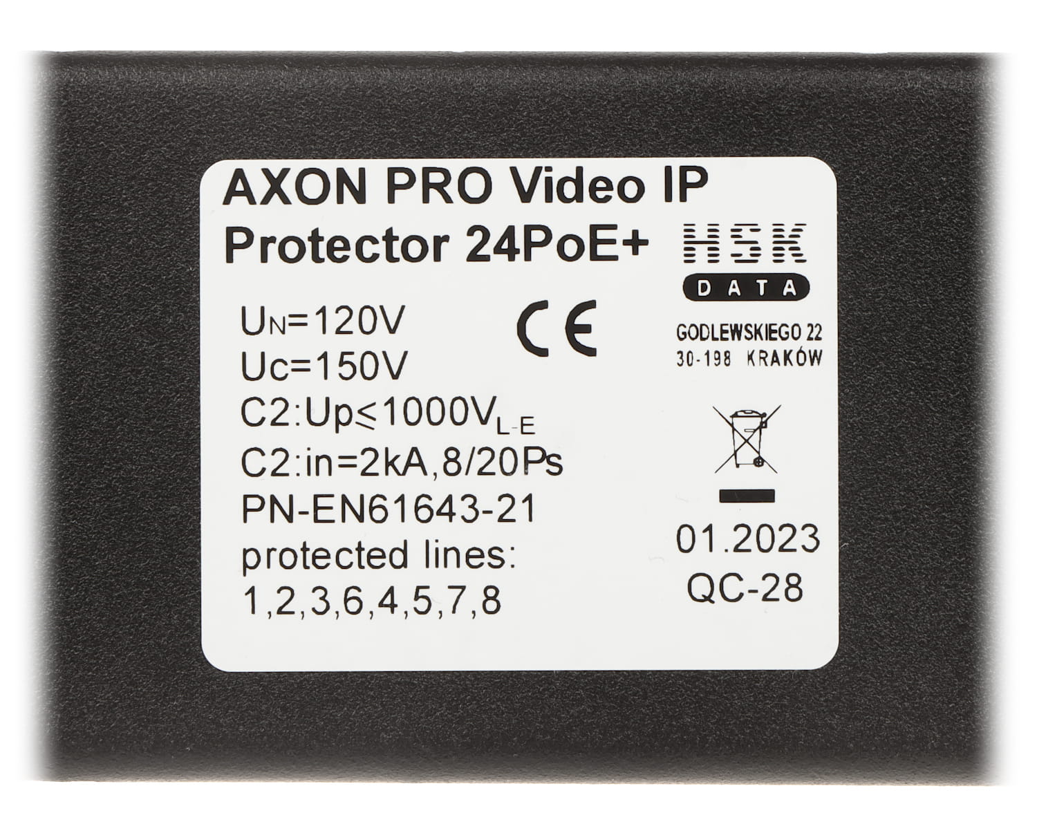 OGRANICZNIK PRZEPIĘĆ AXON-PRO-IP-24POE+-1520094