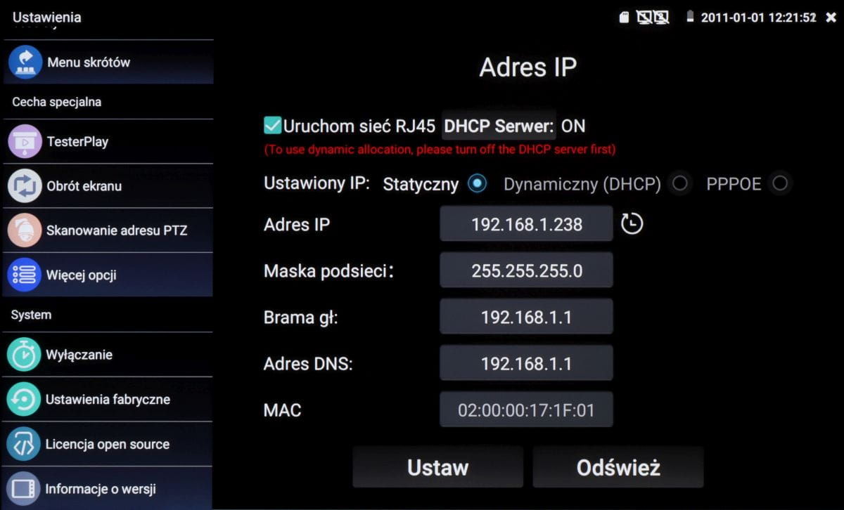 REFLEKTOMETR OPTYCZNY (OTDR) Z TESTEREM CCTV CS-R3-50H-1582376