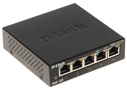 5-port 10/100/1000 Gigabit Metal Housing Desktop Switch-1327445