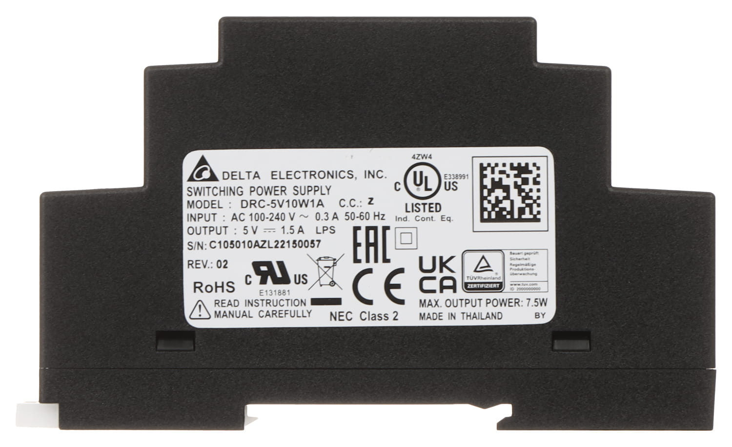 ZASILACZ IMPULSOWY DRC-5V10W-1AZ-1613565