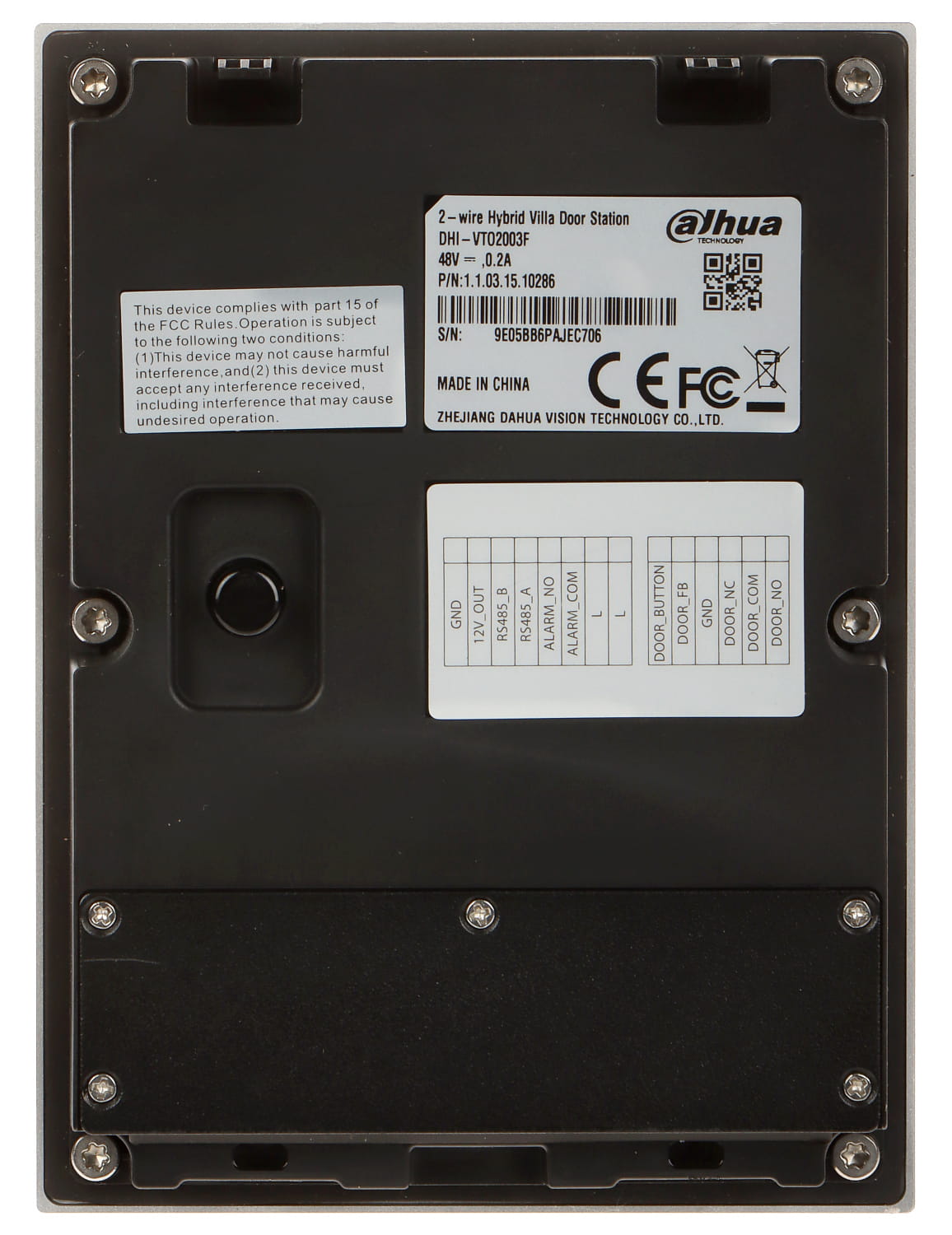 ZESTAW WIDEODOMOFONOWY KTX02(S) Wi-Fi / 2-Wire DAHUA-1624114