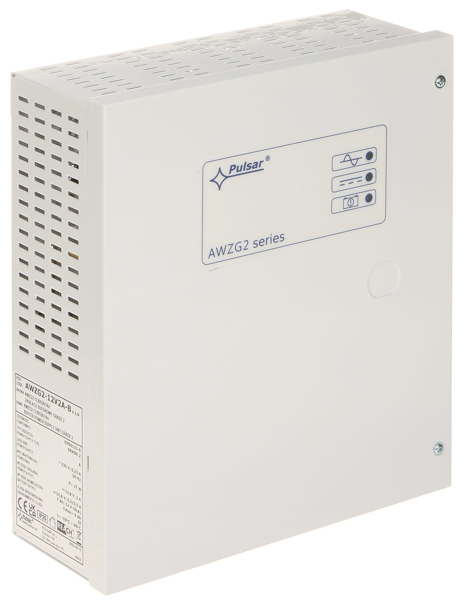 ZASILACZ BUFOROWY TRANSFORMATOROWY AWZG2-12V2A-B PULSAR-1623583