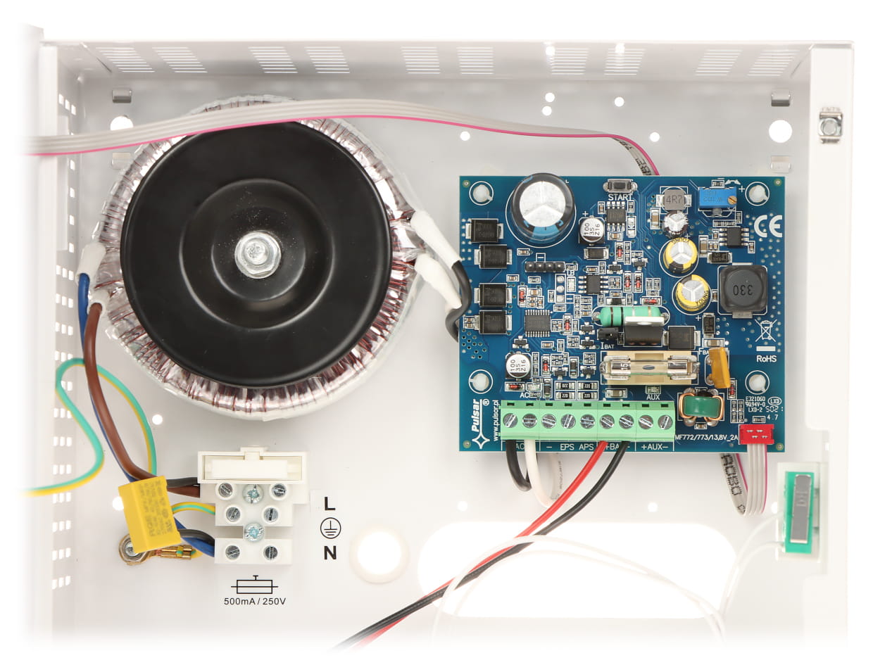 ZASILACZ BUFOROWY TRANSFORMATOROWY AWZG2-12V2A-B PULSAR-1623582