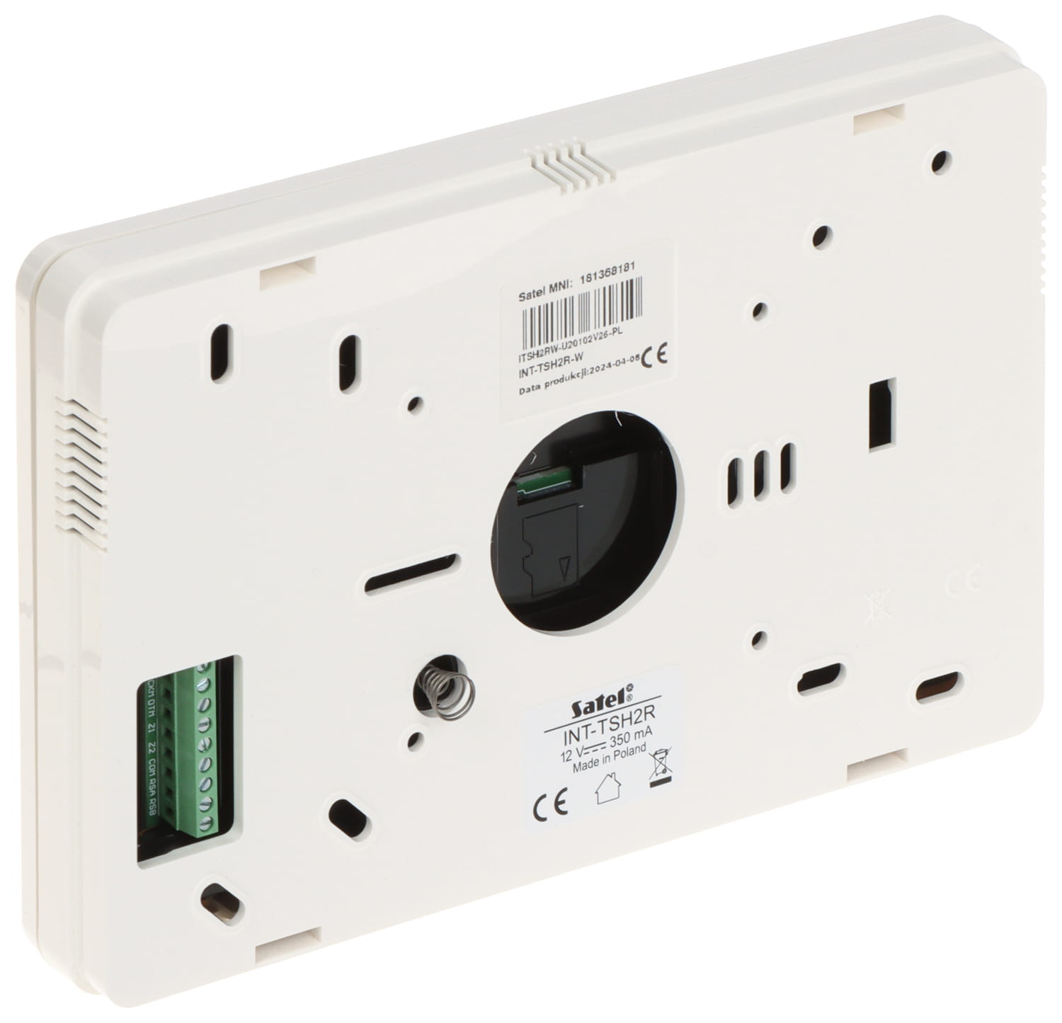 KLAWIATURA GRAFICZNA DO CENTRALI ALARMOWEJ INT-TSH2R-W SATEL-1672654