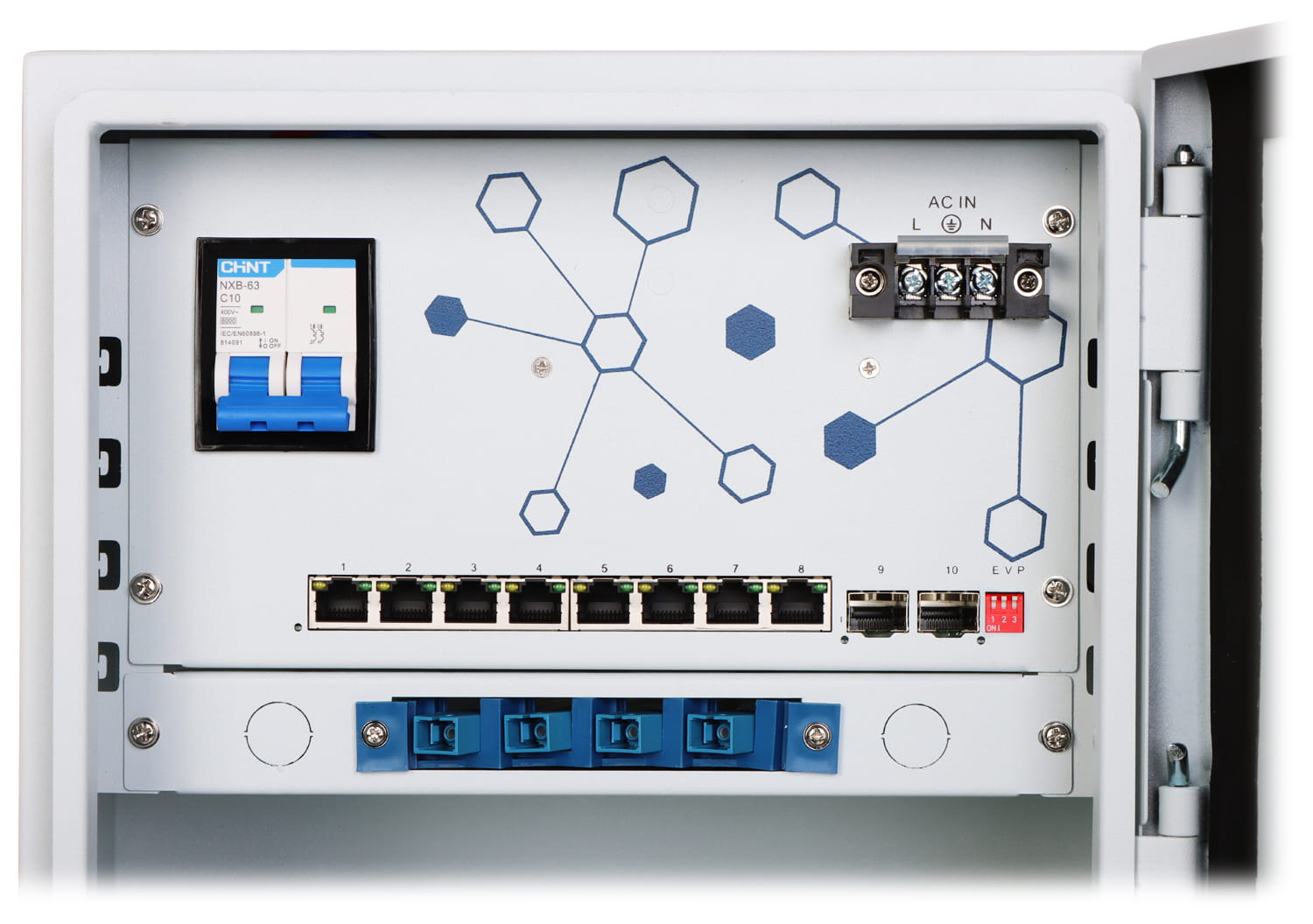 ZEWNĘTRZNY PUNKT DYSTRYBUCJI KAMER EXPERT-POE/OTD-82GSFP 8 PoE + 2 x SFP-1648241