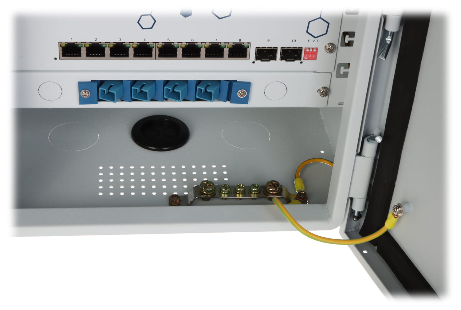 ZEWNĘTRZNY PUNKT DYSTRYBUCJI KAMER EXPERT-POE/OTD-8G2GSFP 8 PoE + 2 x SFP-1648250