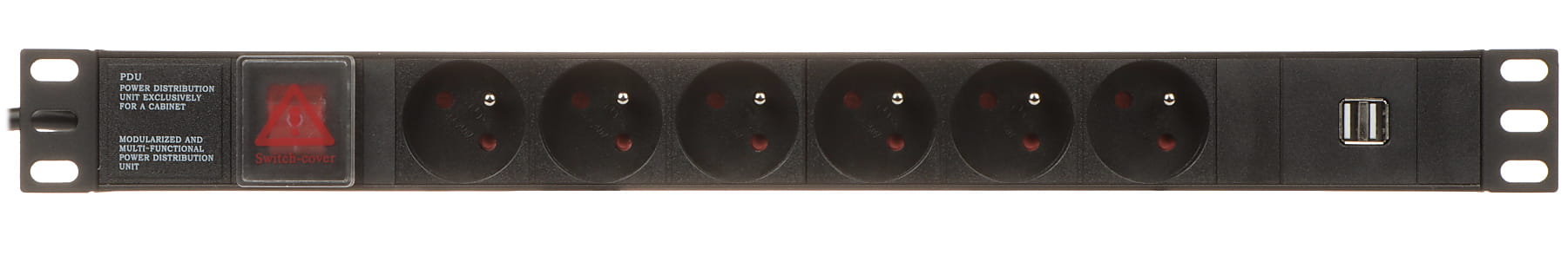 LISTWA ZASILAJĄCA PD-6/R-USB-1623564