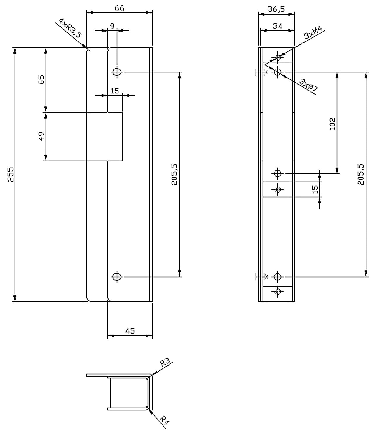KASETA Z SZYLDEM R3-KAS.US-C/BLACK-1567819