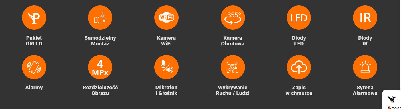 Kamera IP Orllo zewnętrzna obrotowa zoom x10 ORLLO Z9 ULTRA-1681851