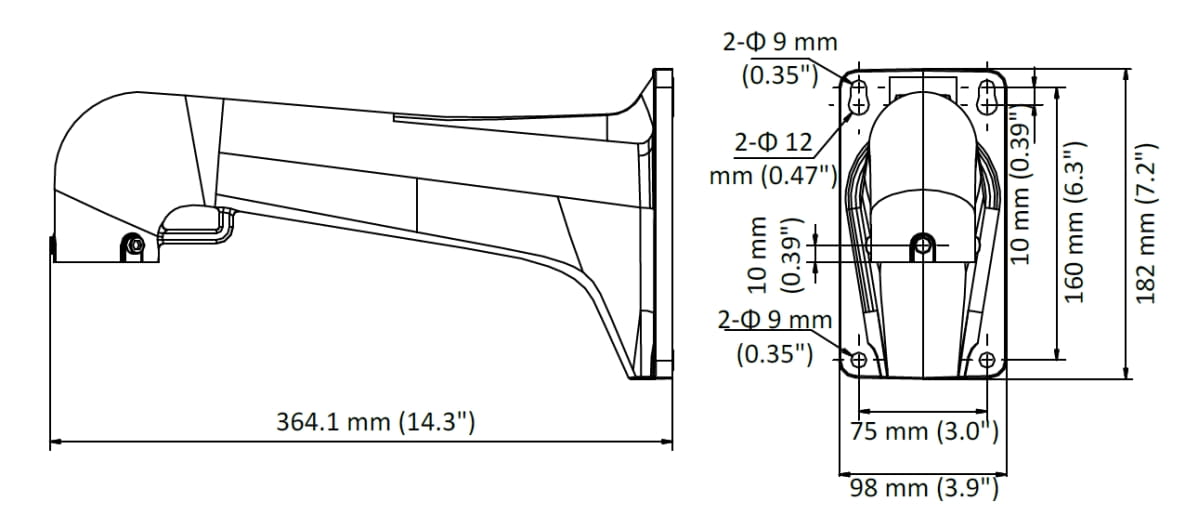 UCHWYT KAMERY DS-1603ZJ-P Hikvision-1682759