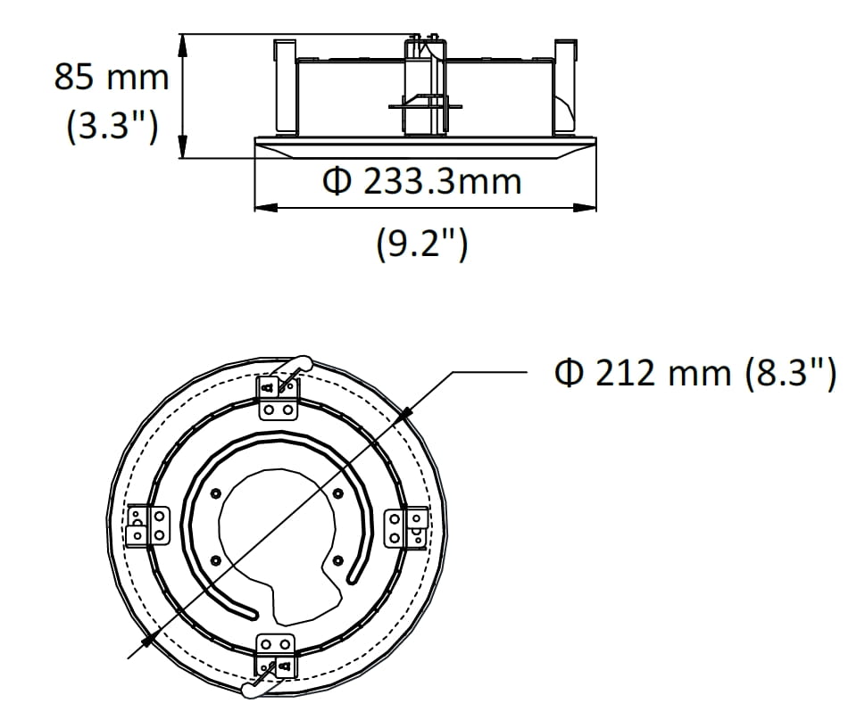 UCHWYT SUFITOWY KAMERY DS-1671ZJ-SD11 Hikvision-1682745