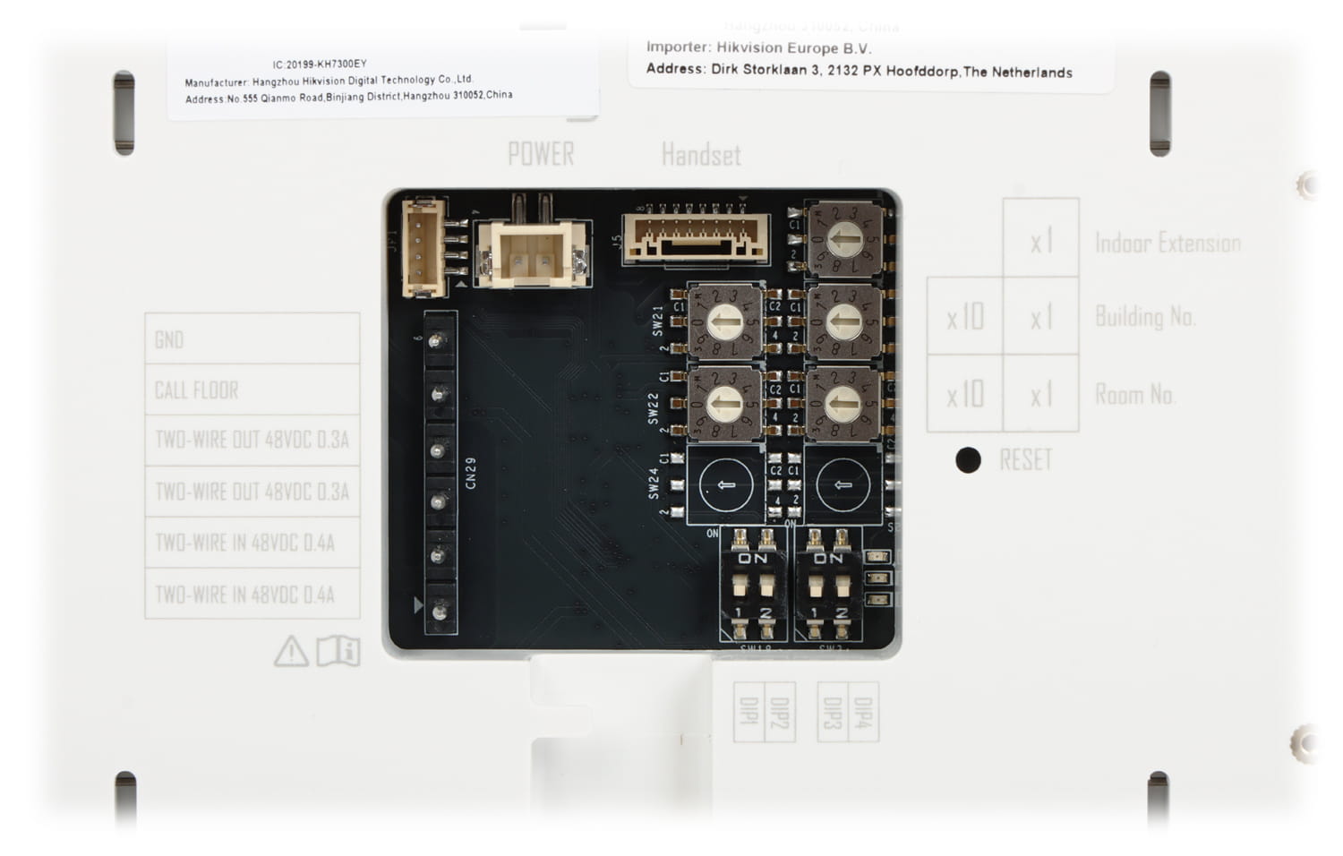 PANEL WEWNĘTRZNY DS-KH7300EY-WTE2/WHITE Hikvision-1672581