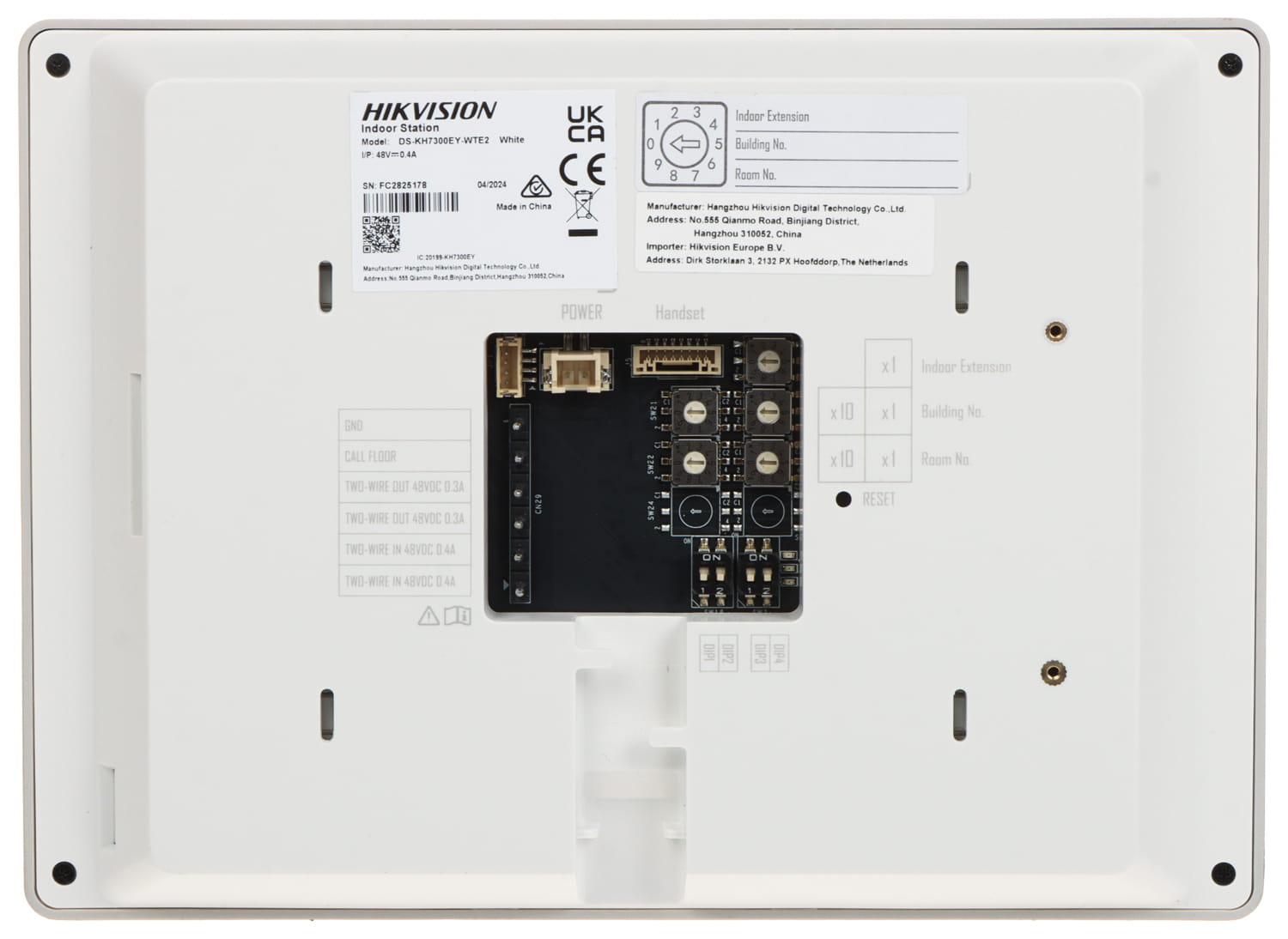 PANEL WEWNĘTRZNY DS-KH7300EY-WTE2/WHITE Hikvision-1672580