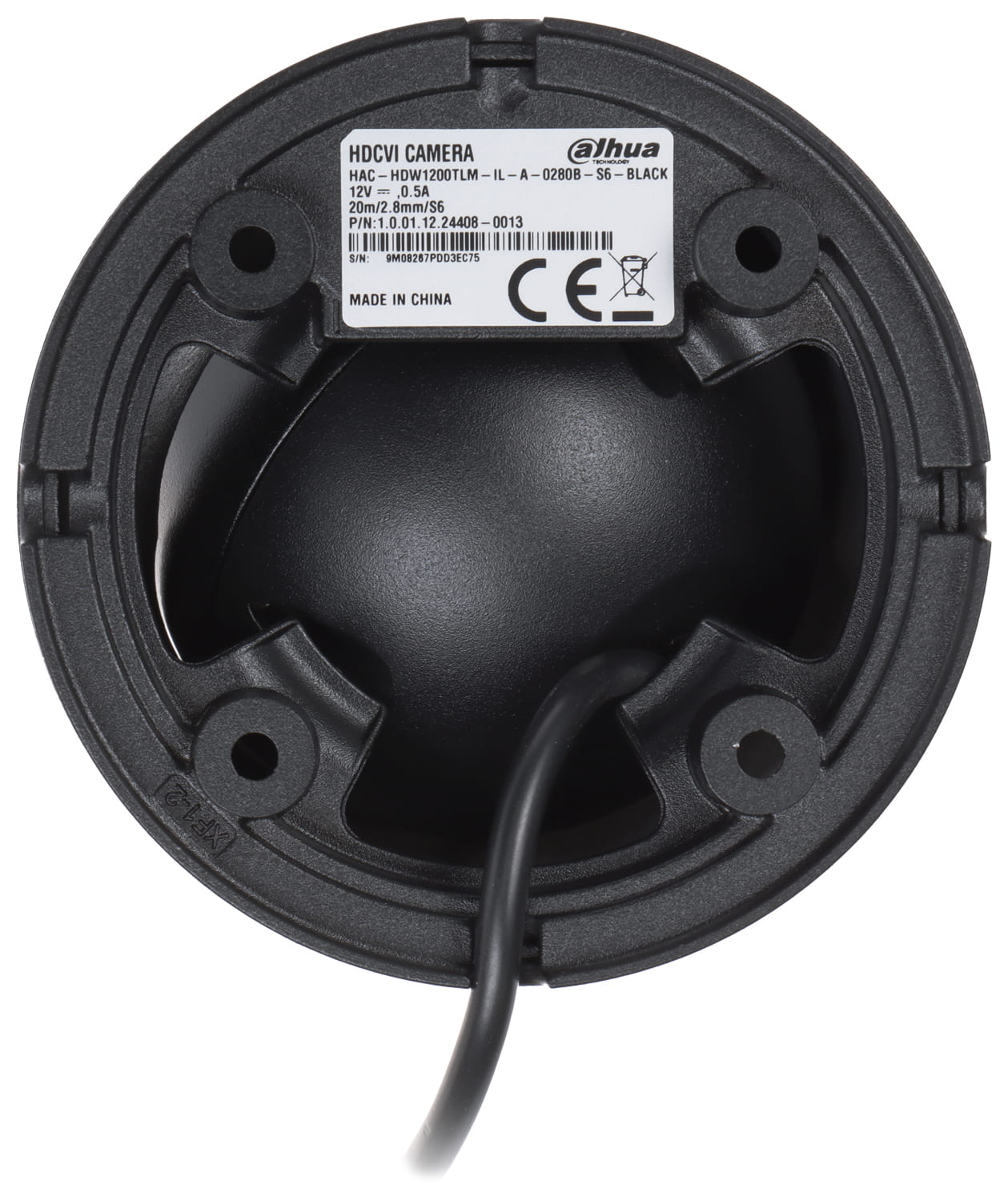 KAMERA AHD, HD-CVI, HD-TVI, PAL HAC-HDW1200TLM-IL-A-0280B-S6-BLACK - 1080p 2.8mm DAHUA-1663688
