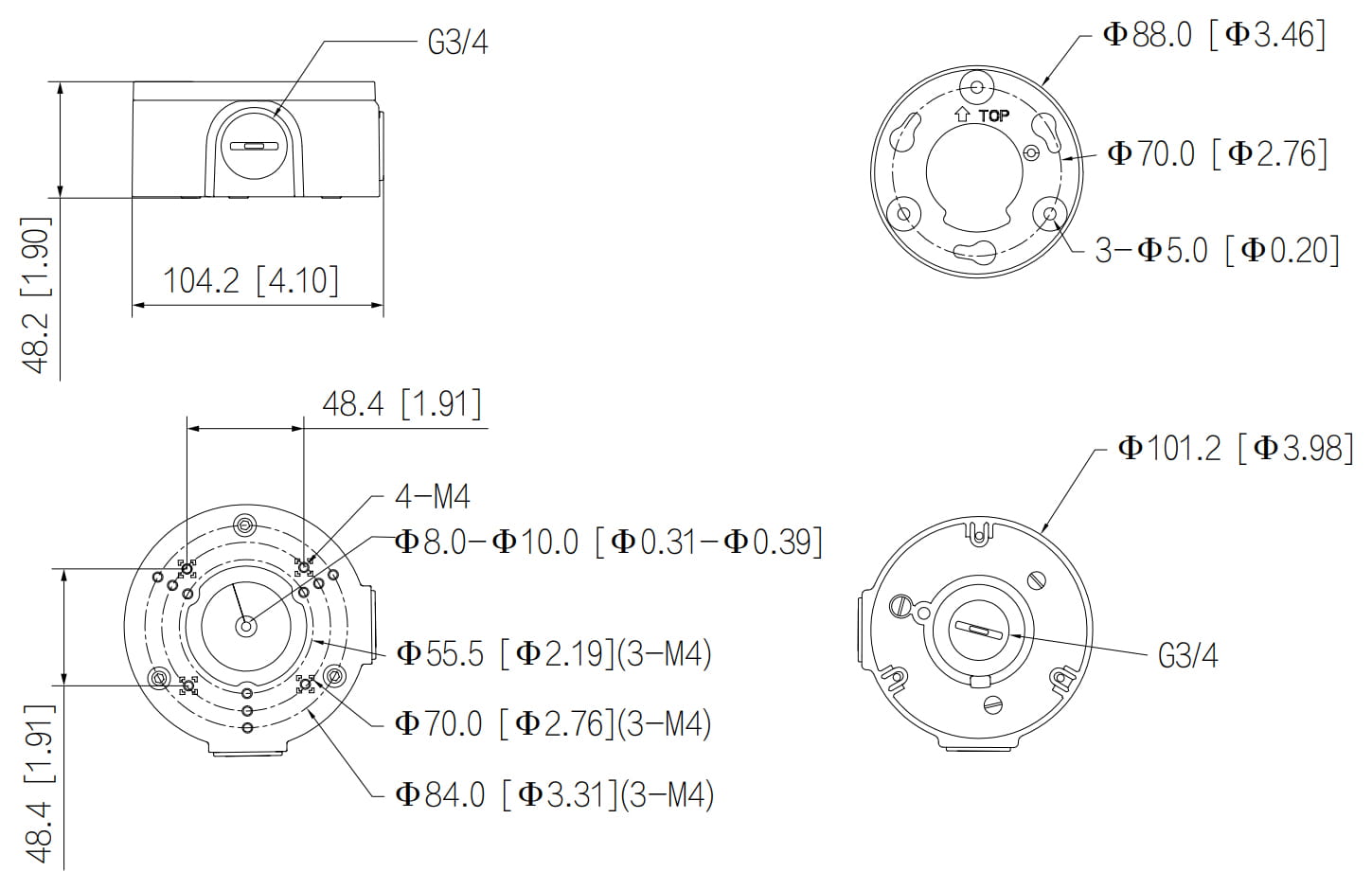 UCHWYT KAMERY PFA3300R DAHUA-1664375