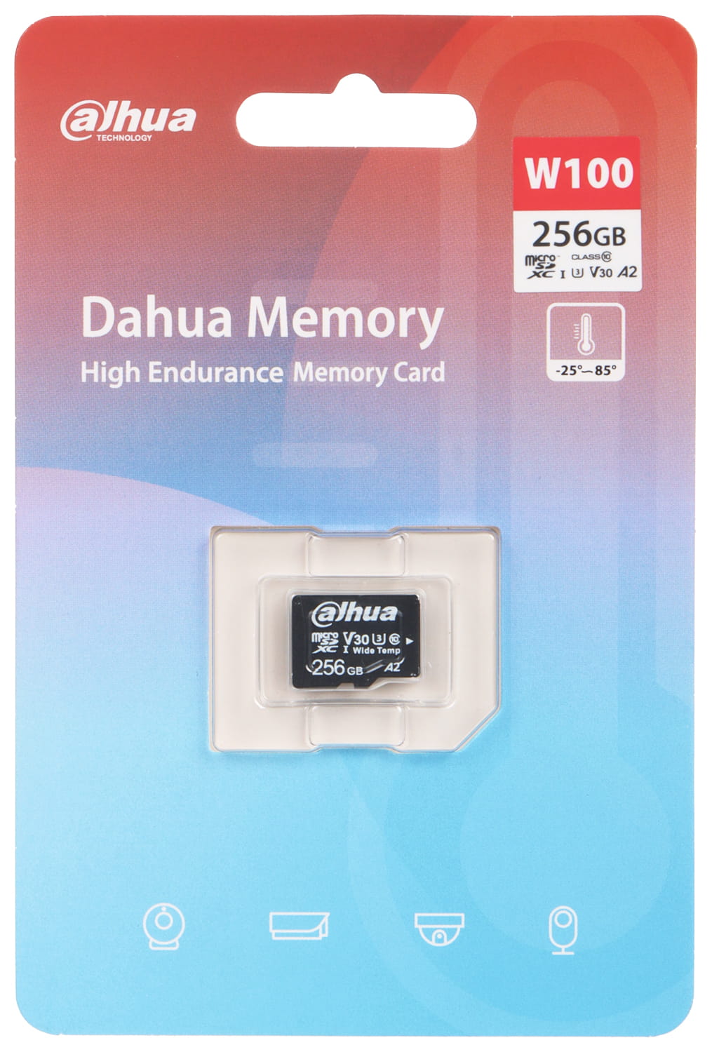 KARTA PAMIĘCI TF-W100-256GB microSD UHS-I, SDXC 256GB DAHUA-1664650