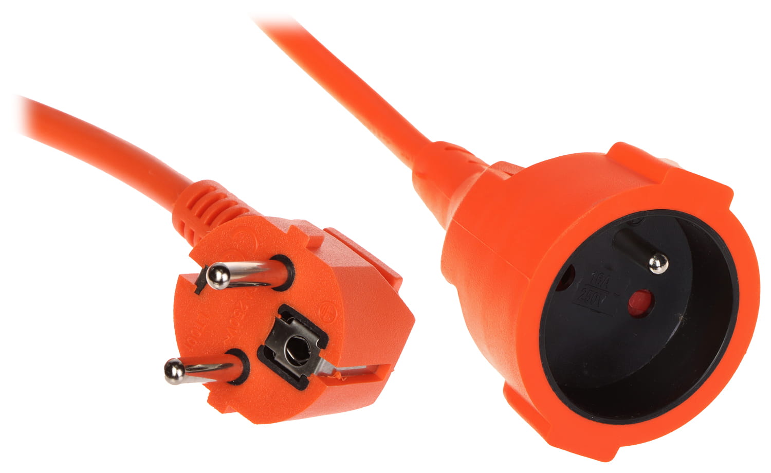 PRZEDŁUŻACZ Z UZIEMIENIEM PS-3X1.5-50M/ORANGE 50m-1647893