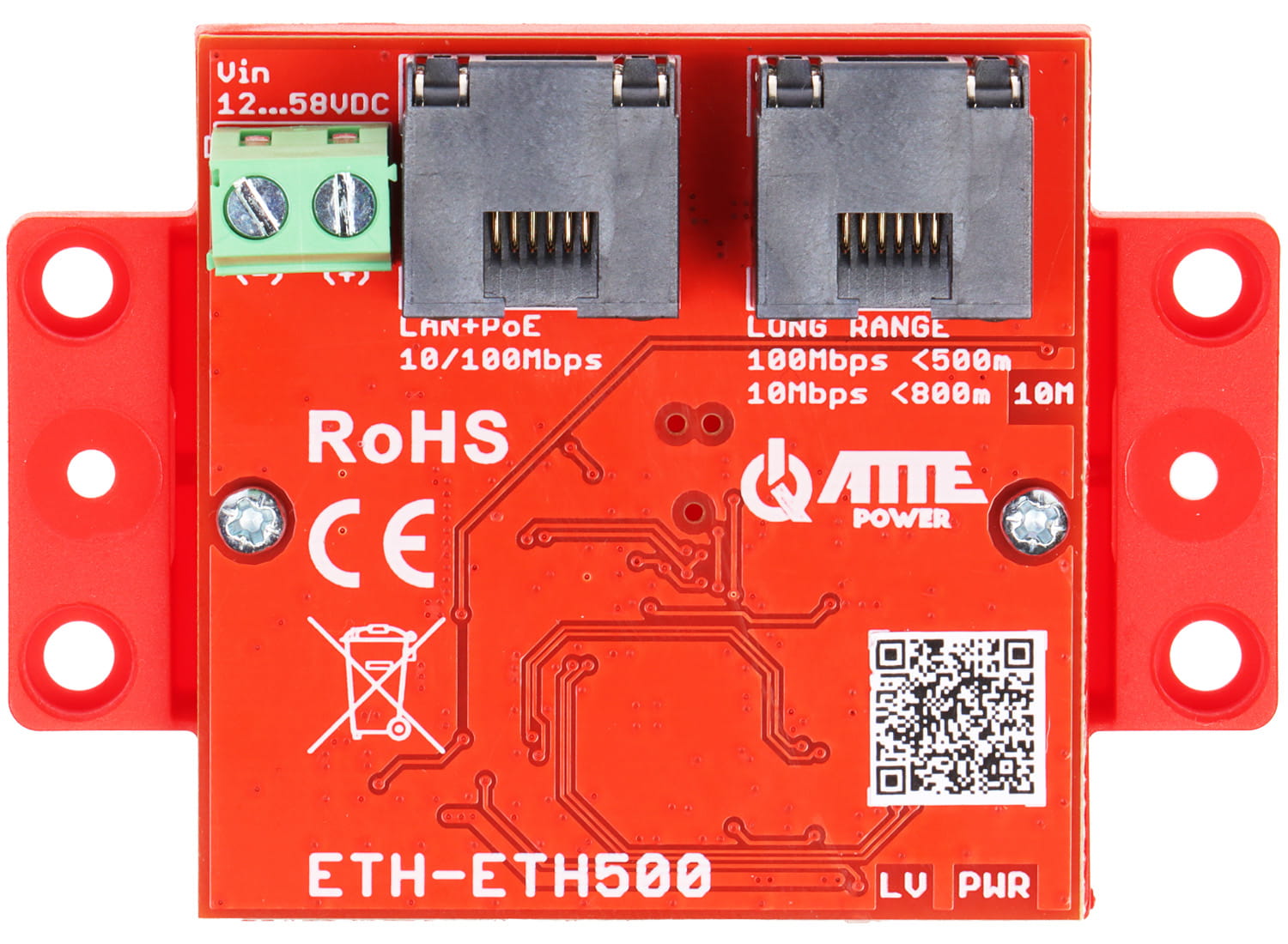 EXTENDER ETHERNET+PoE ETH-ETH500-SET ATTE-1648332