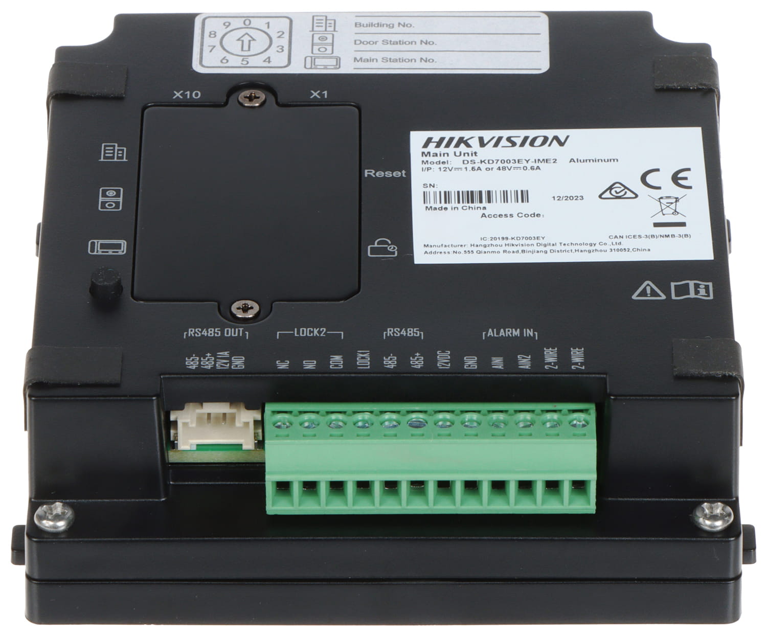 WIDEODOMOFON DS-KD7003EY-IME2/ALUMINUM Hikvision-1696698