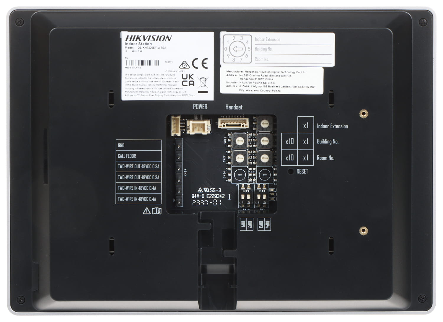 PANEL WEWNĘTRZNY DS-KH7300EY-WTE2 Hikvision-1696679