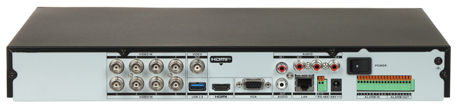REJESTRATOR AHD, HD-CVI, HD-TVI, CVBS, IP IDS-7208HUHI-M2/P(C)/4A+8/4ALM 8 KANAŁÓW AcuSense PoC Hikvision-1696318