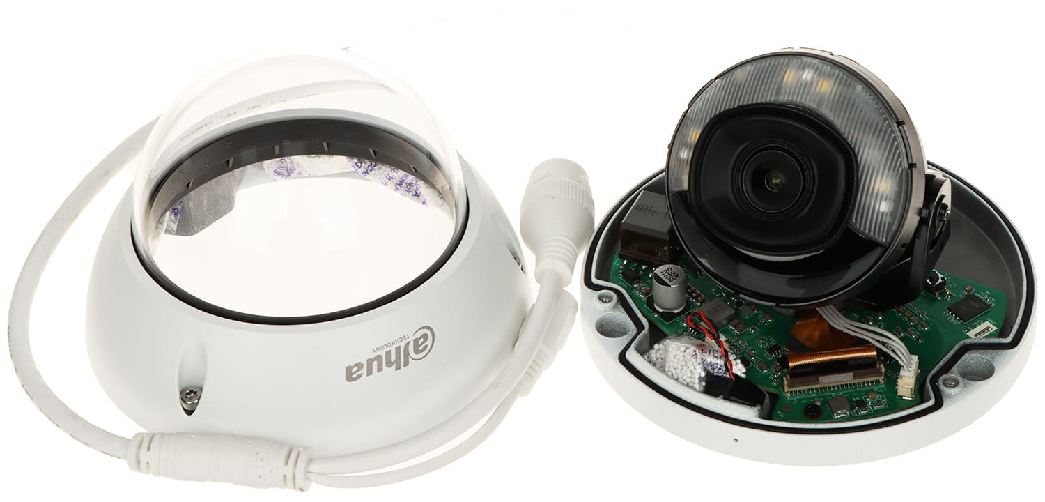 KAMERA WANDALOODPORNA IP IPC-HDBW2249E-S-IL-0280B WizSense Smart Dual Light - 1080p 2.8mm DAHUA-1696005