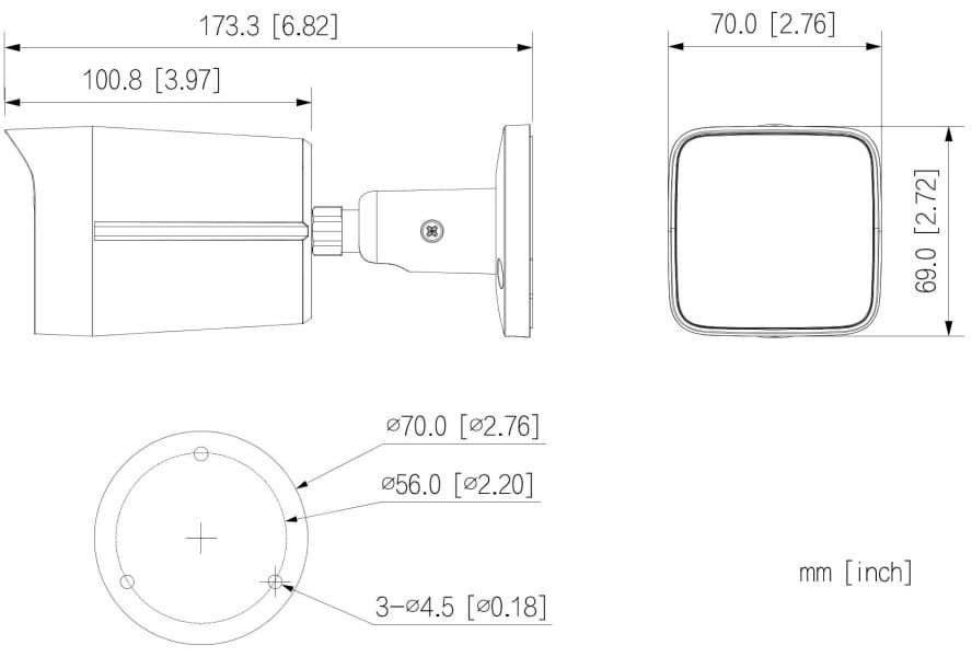 KAMERA IP IPC-HFW1639TC-A-IL-0280B-S6 Smart Dual Light - 6Mpx 2.8mm DAHUA-1688923