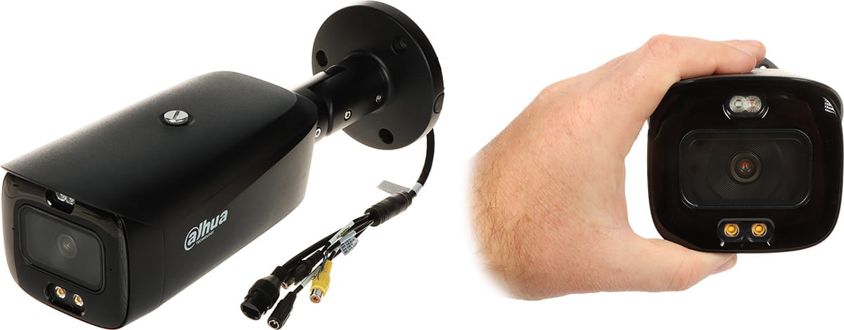 KAMERA IP IPC-HFW3849T1-AS-PV-0360B-S5-BLACK TiOC Full-Color - 8.3Mpx 4K UHD 3.6mm DAHUA-1695720