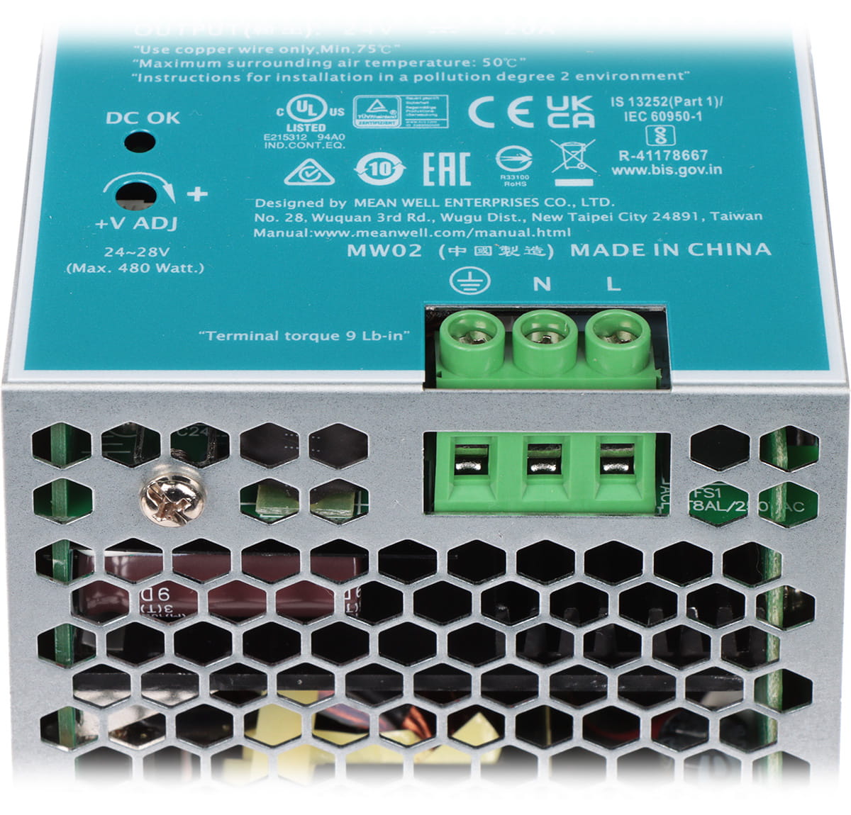ZASILACZ IMPULSOWY NDR-480-24 MEAN WELL-1663321