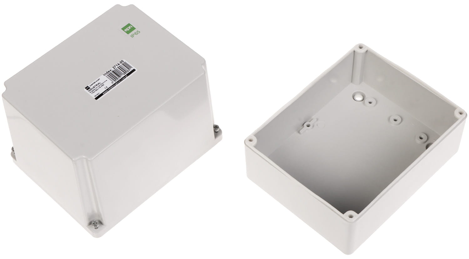 OBUDOWA HERMETYCZNA INDUSTRIAL/170X135/EPN IP65 Elektro-Plast-1648702