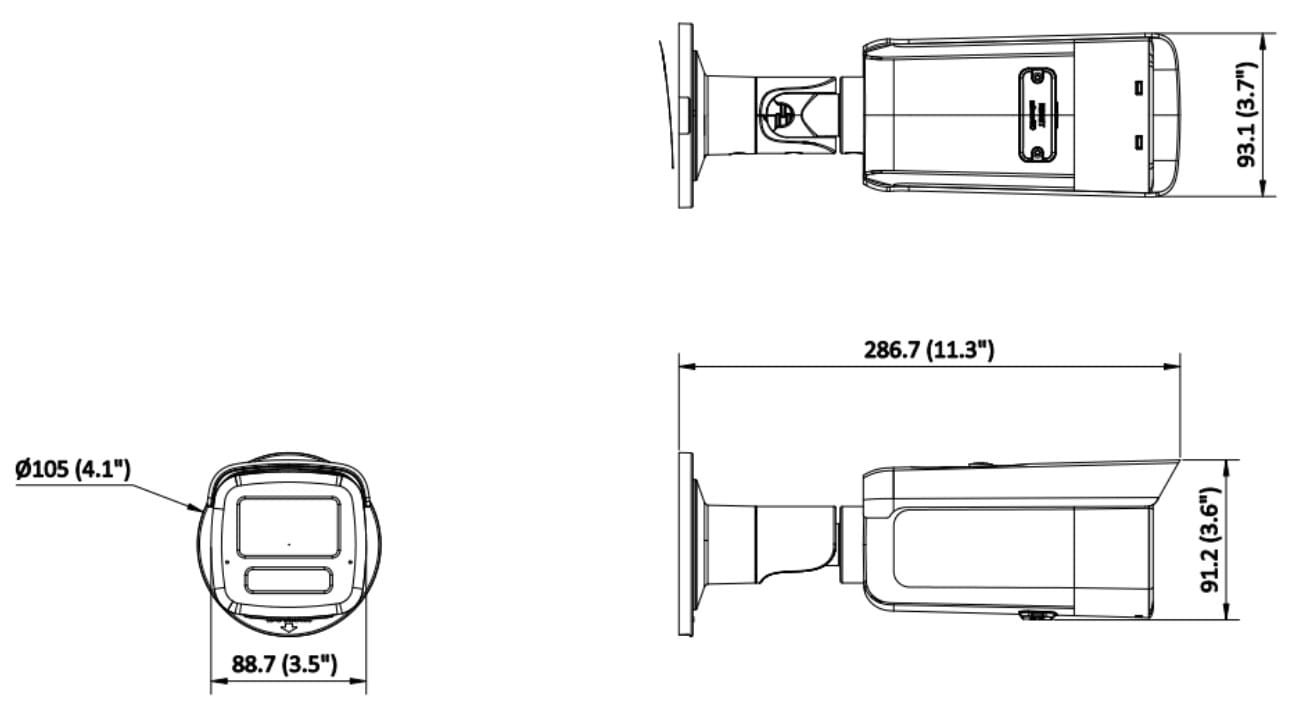 KAMERA IP DS-2CD2T63G2-4LI(2.8MM) Smart Hybrid Light AcuSense - 6Mpx Hikvision-1703643