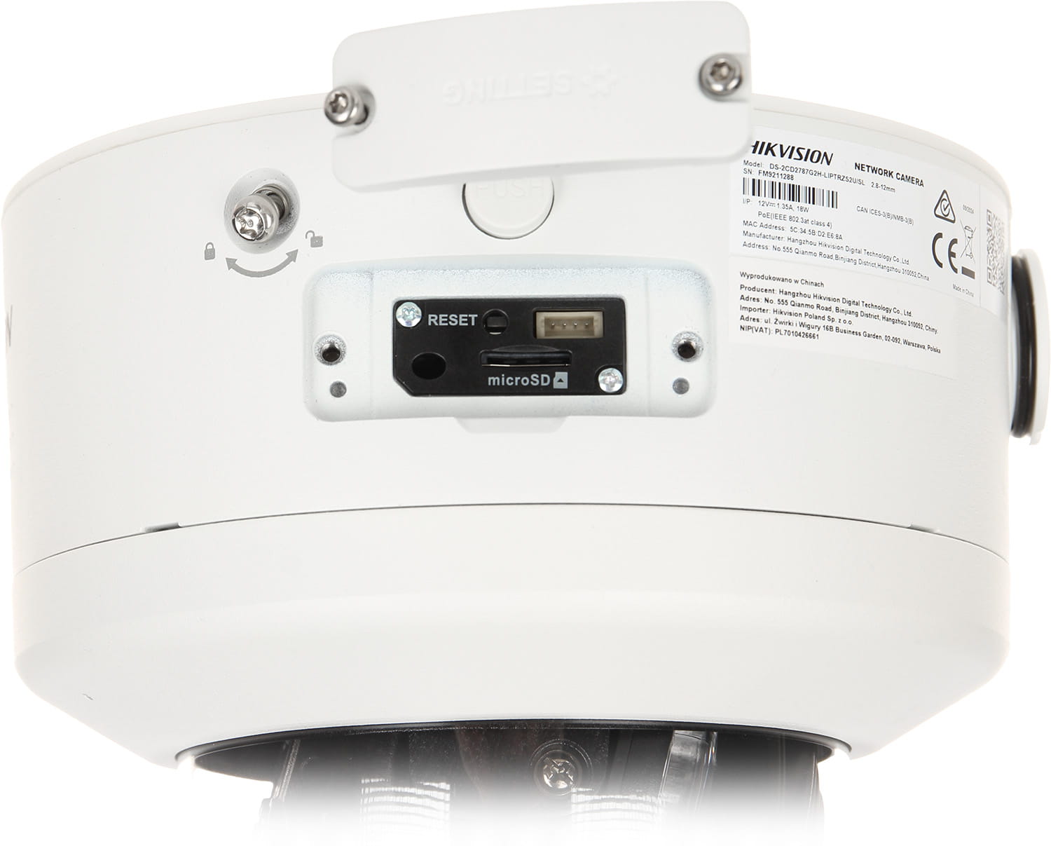 KAMERA WANDALOODPORNA IP DS-2CD2747G2H-LIPTRZS2U/SL(2.8-12MM) Smart Hybrid Light ColorVu - 4Mpx MOTOZOOM Hikvision-1704997